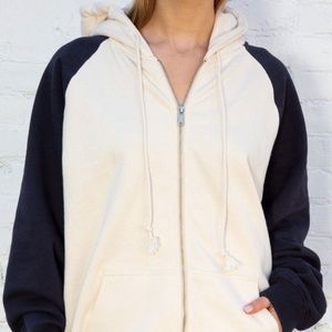 BRANDY MELVILLE OVERSIZED CHRISTY COLOR BLOCK HOODIE JOHN GALT